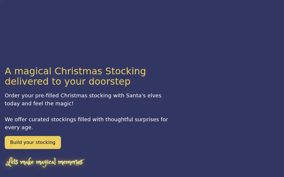 Screenshot of santasorted.co.uk