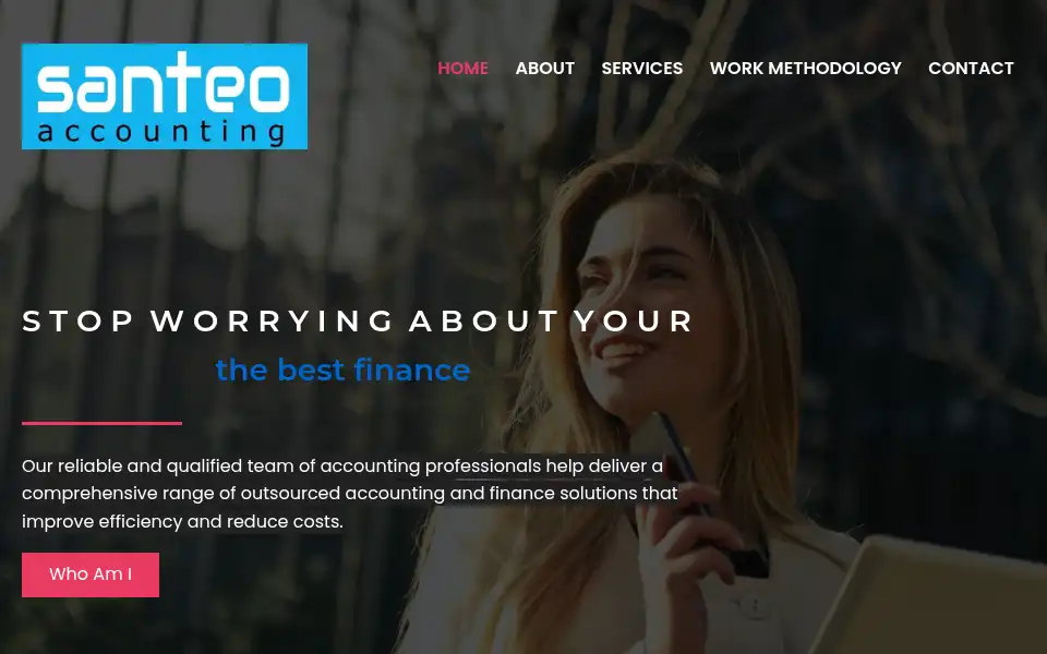 Screenshot of santeoaccounting.com