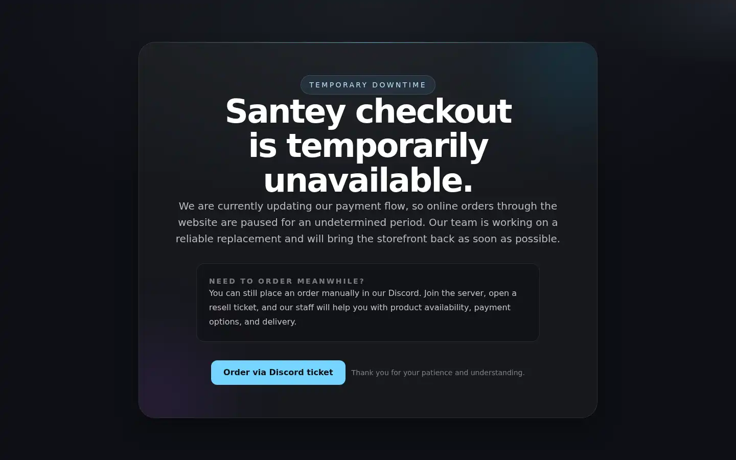 Screenshot of santey.net