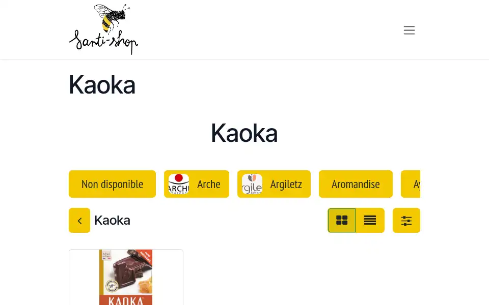 Screenshot of santi-shop.eu