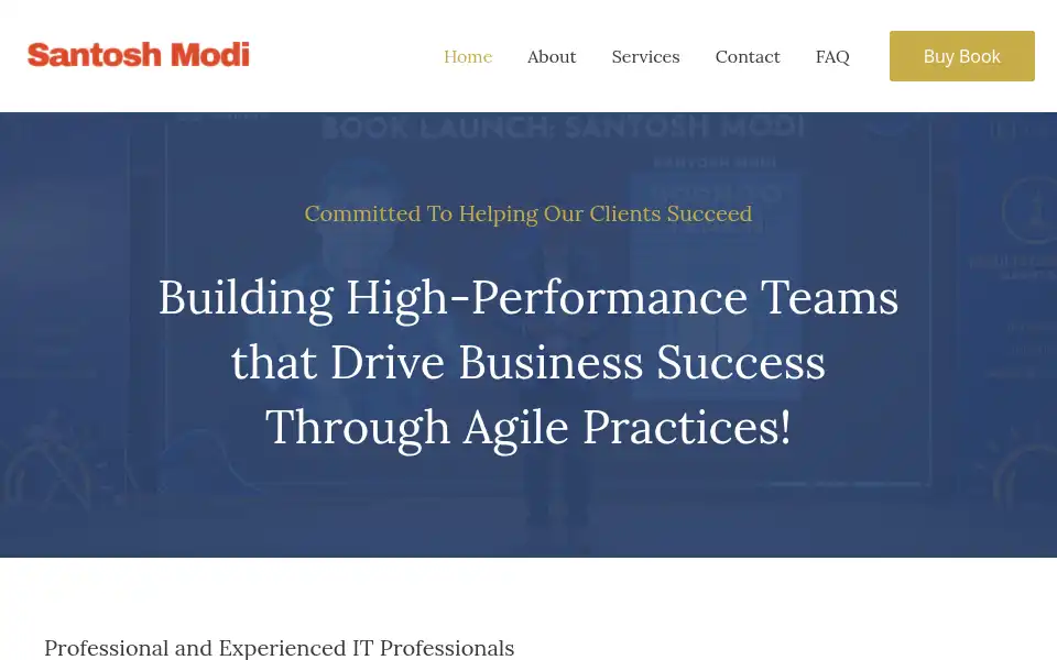 Screenshot of santoshmodi.com