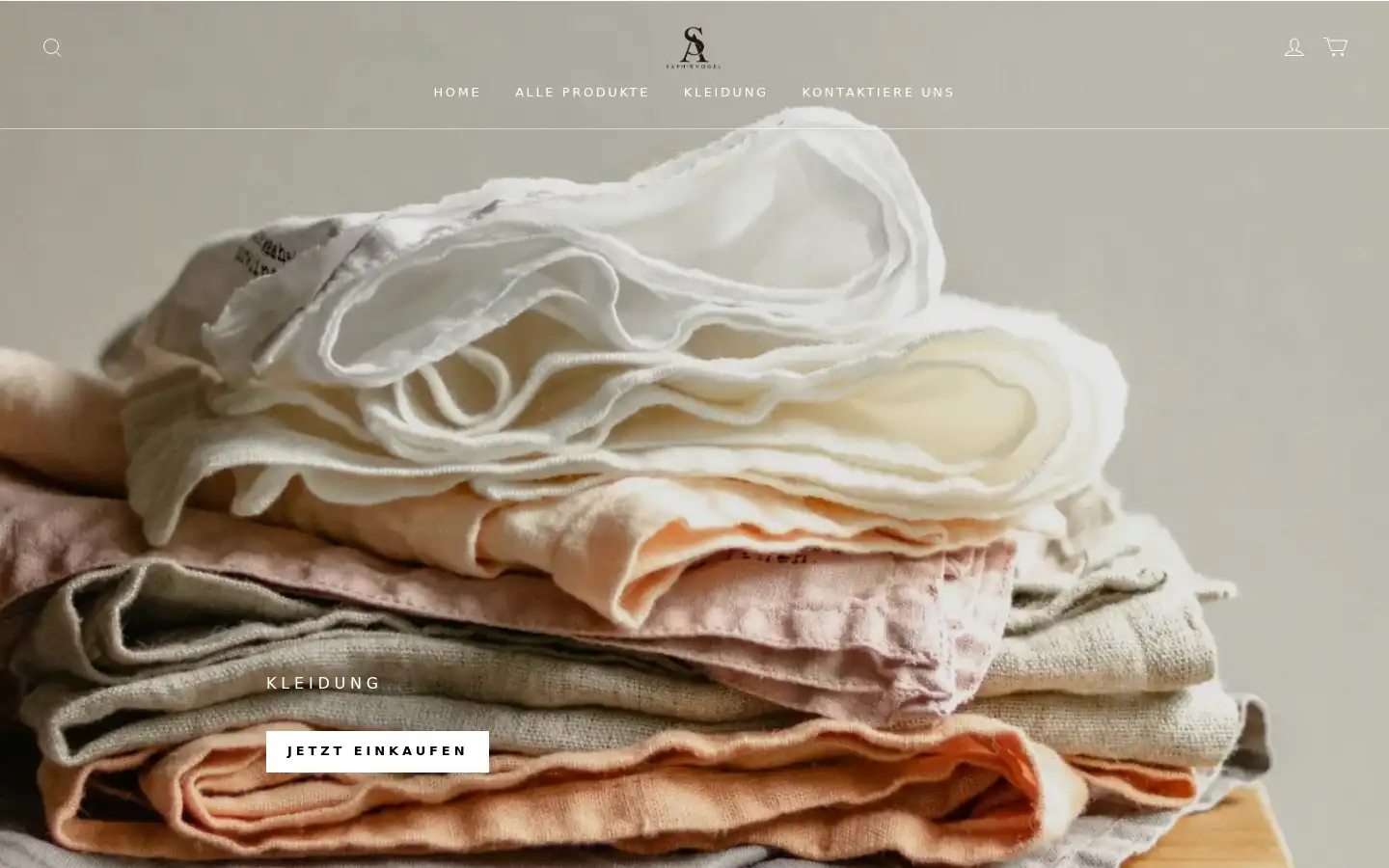 Screenshot of saphirvogel.de
