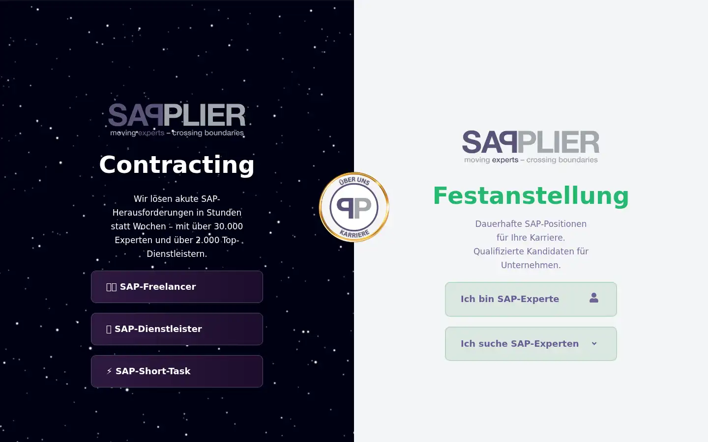 Screenshot of sapplier.de
