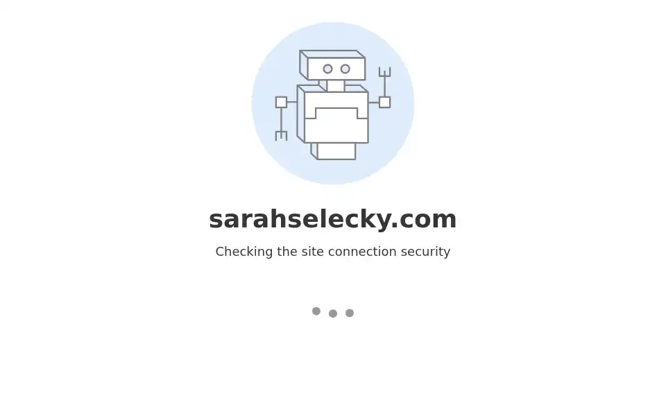 Screenshot of sarahselecky.com