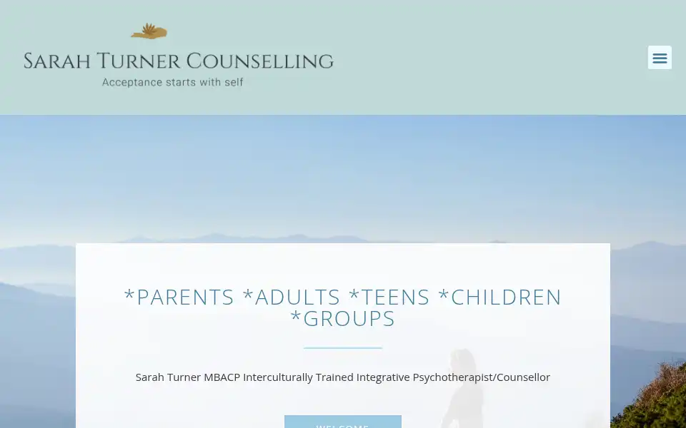 Screenshot of sarahturnercounselling.co.uk