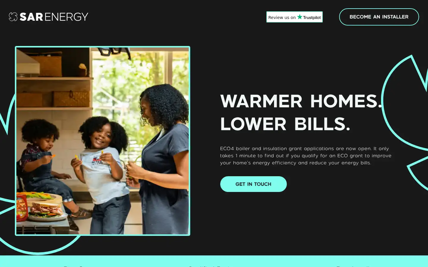 Screenshot of sarenergy.org.uk