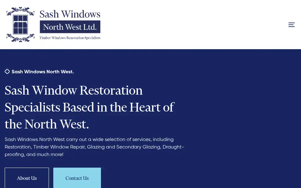 Screenshot of sashwindows-northwest.co.uk