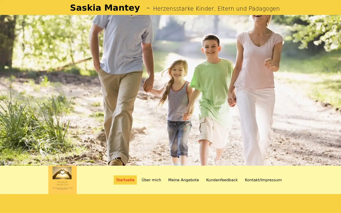 Screenshot of saskiamantey.de