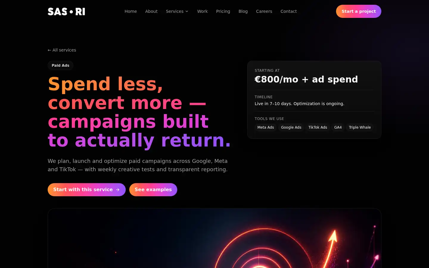 Screenshot of sasori.org