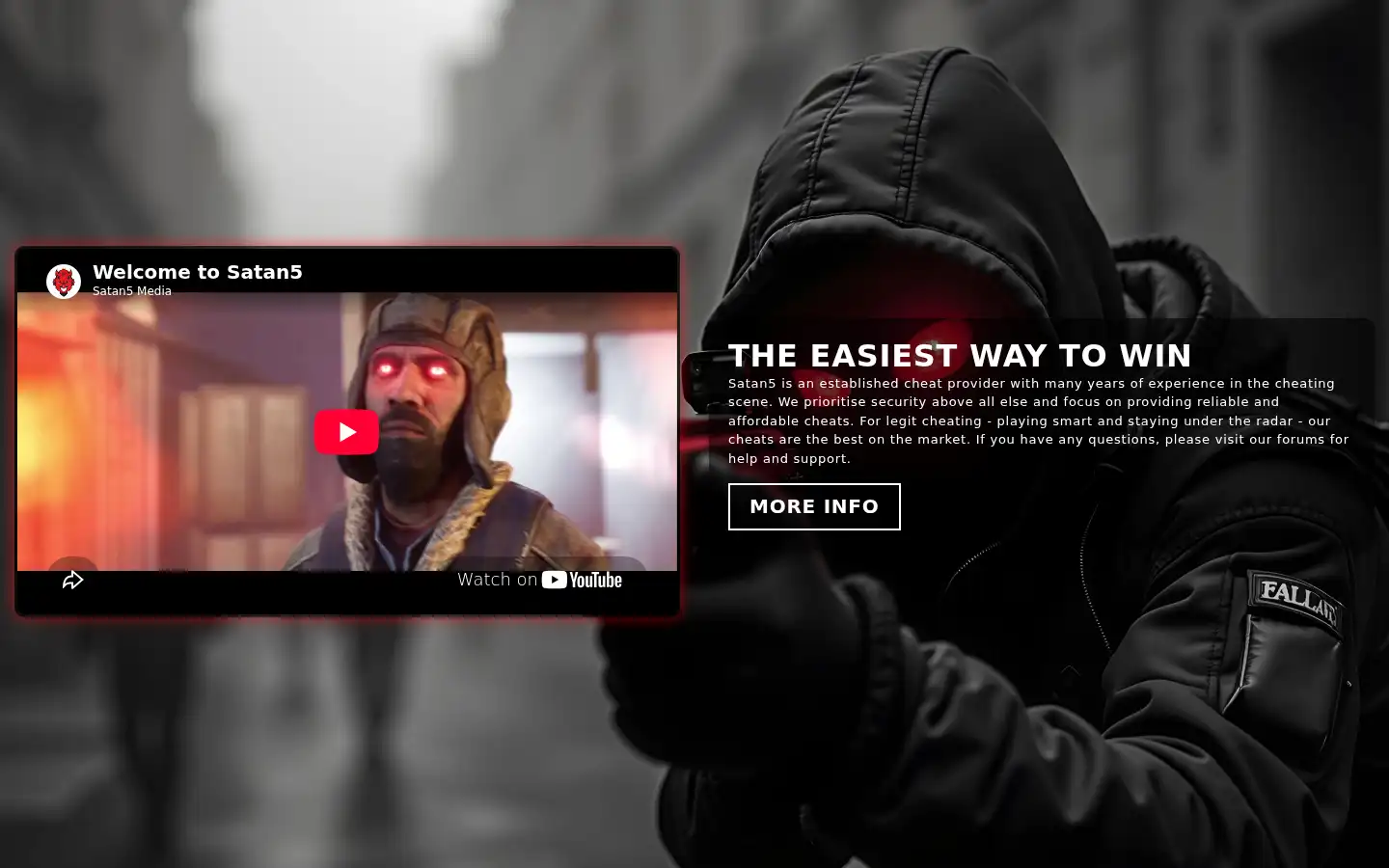Screenshot of satan5.com