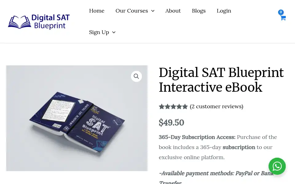 Screenshot of satblueprint.org