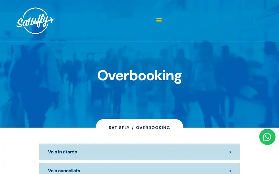 Screenshot of satisfly.net