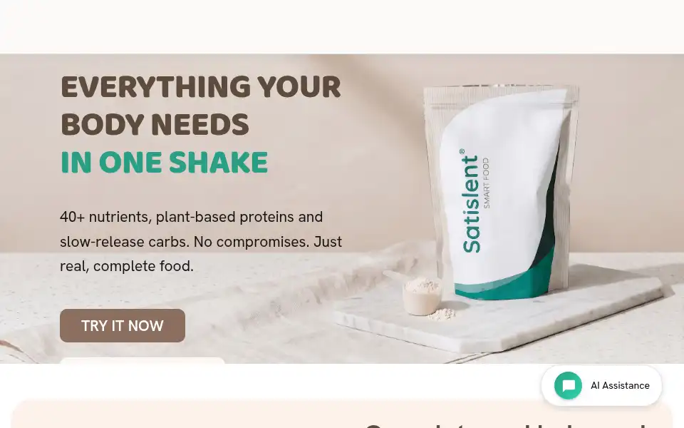 Screenshot of satislent.com