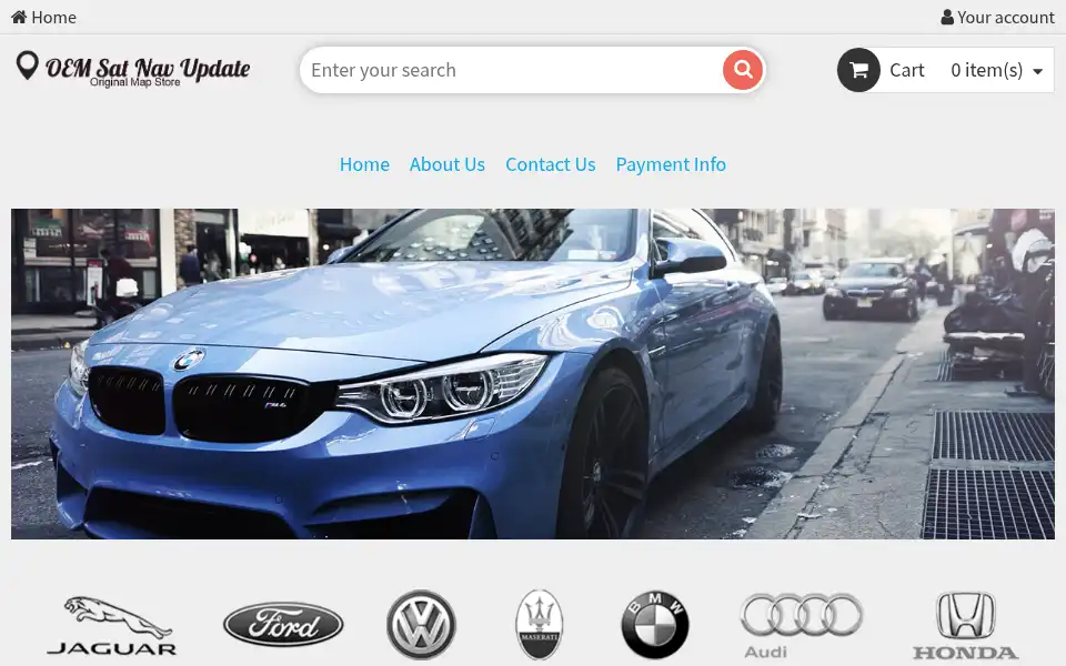 Screenshot of satnavigation.co.uk