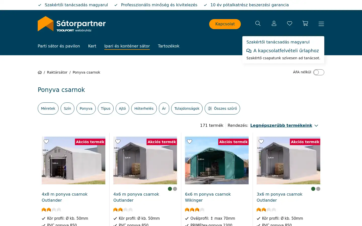 Screenshot of satorpartner.hu