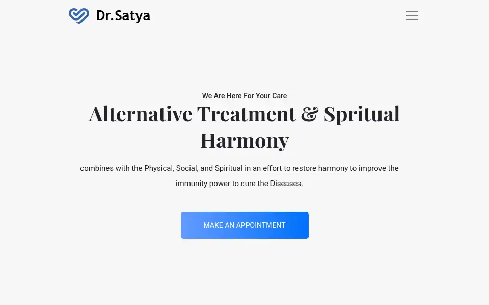Screenshot of satyarapelli.com