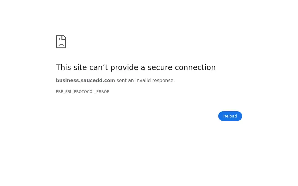 Screenshot of saucedd.com
