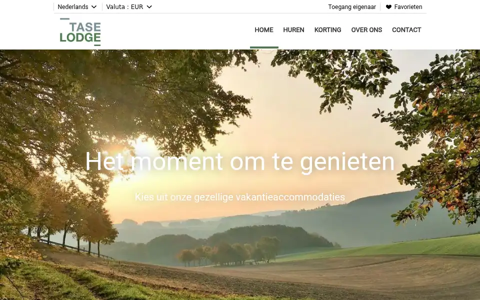 Screenshot of sauerlandverhuur.nl