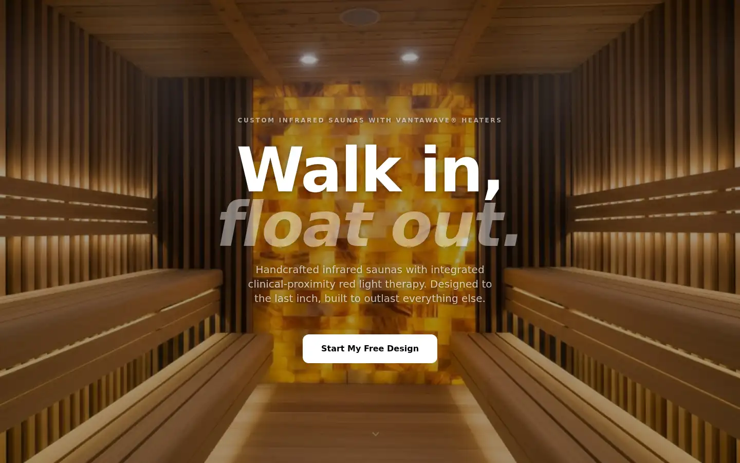 Screenshot of saunacloud.com