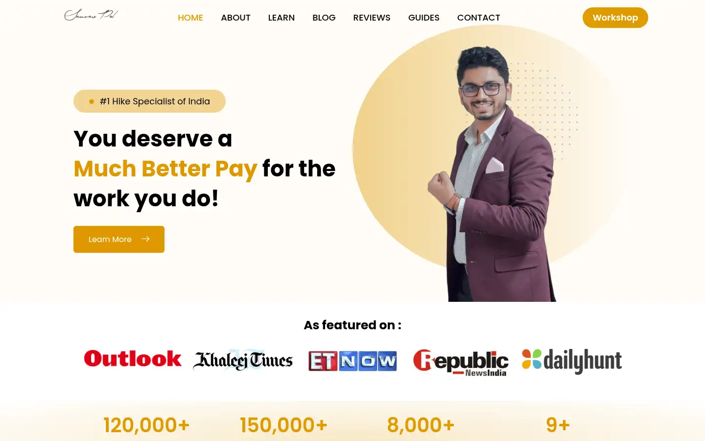 Screenshot of sauravpal.com