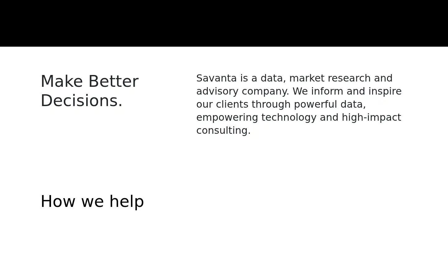 Screenshot of savanta.com