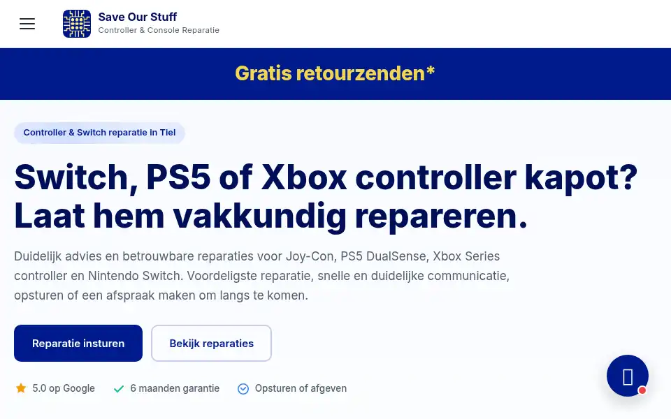 Screenshot of save-our-stuff.com