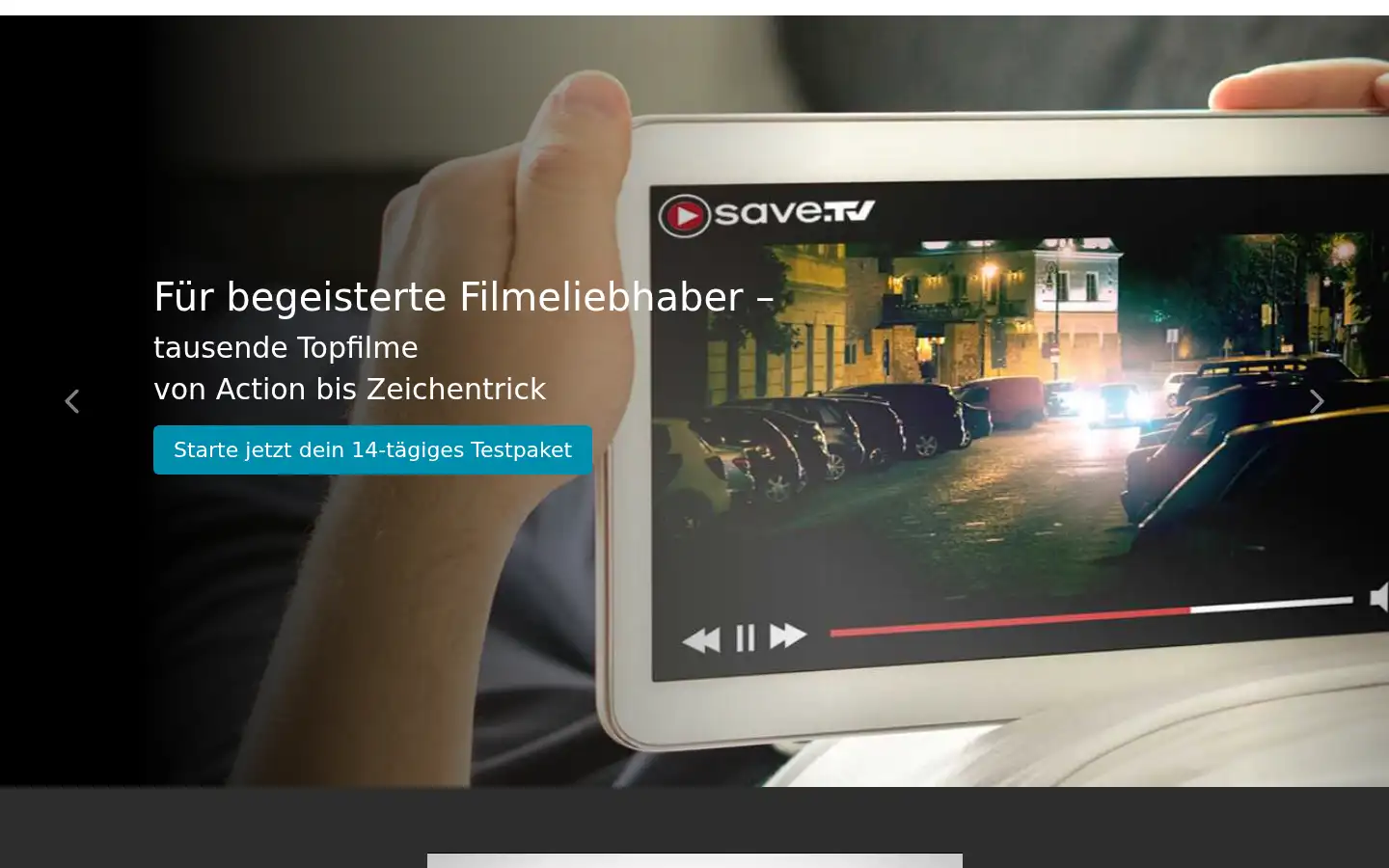 Screenshot of save.tv