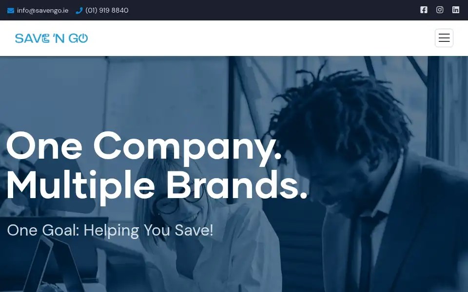Screenshot of savengo.ie