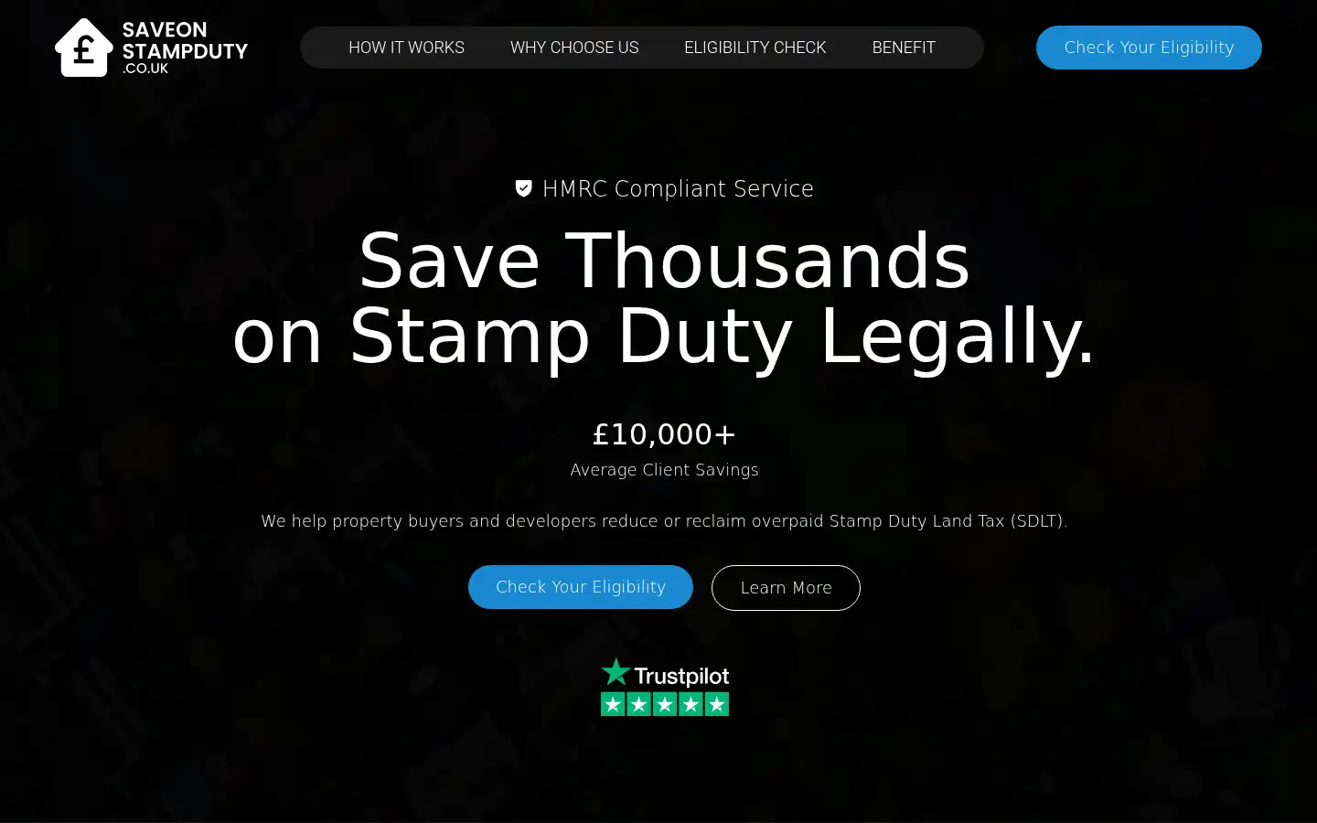 Screenshot of saveonstampduty.co.uk