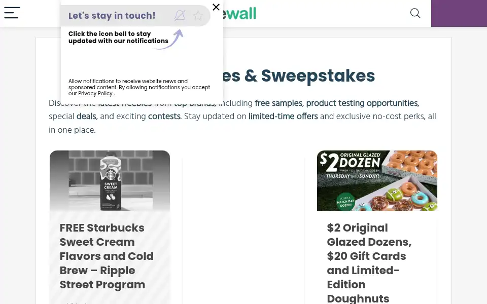 Screenshot of savewall.com