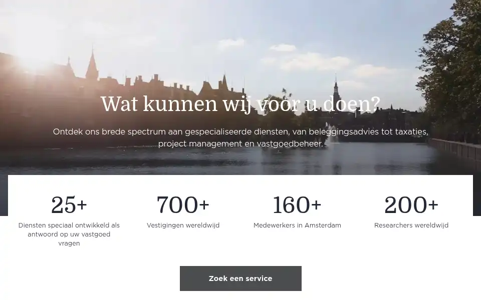 Screenshot of savills.nl