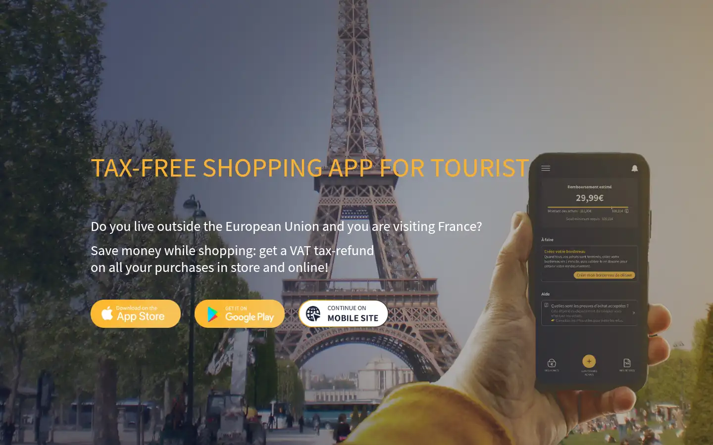 Screenshot of savintaxfree.com