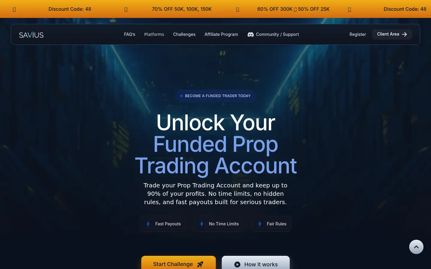 Screenshot of saviusllc.com