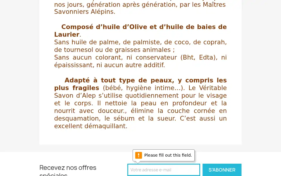 Screenshot of savondalep.com