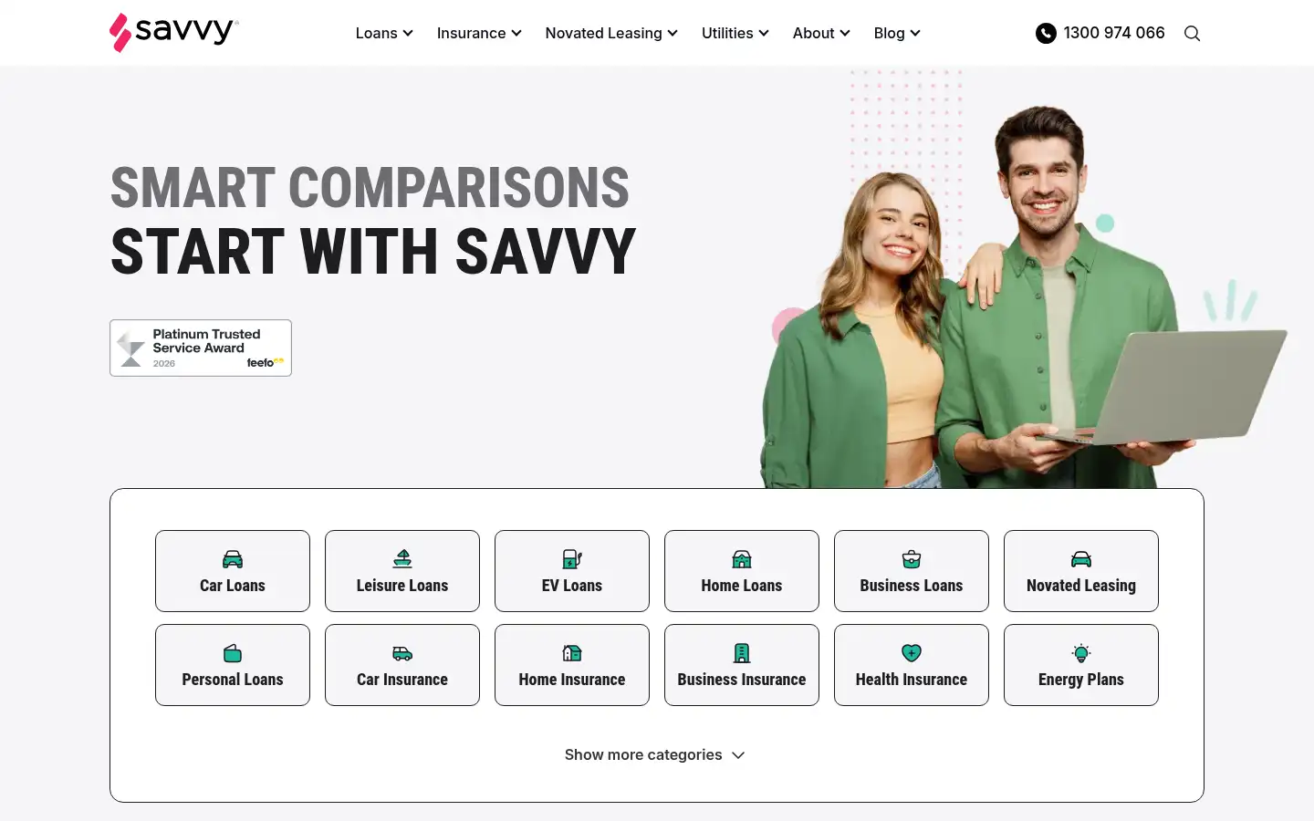Screenshot of savvy.com.au