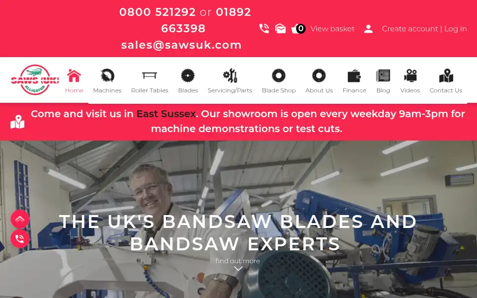 Screenshot of sawsuk.com