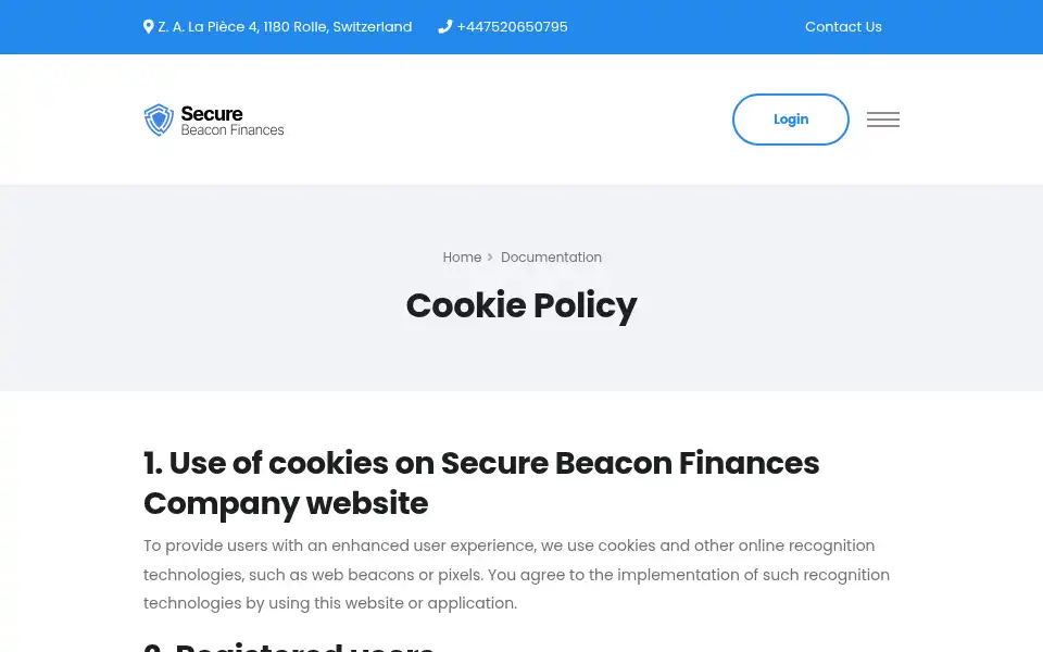 Screenshot of sb-finances.com