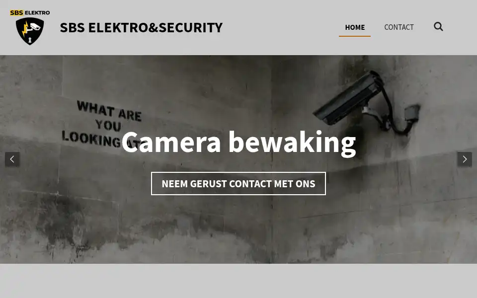 Screenshot of sbselektro.com