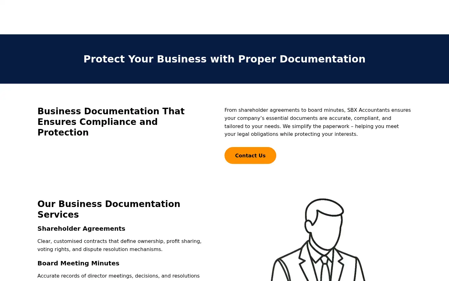 Screenshot of sbxaccountants.com