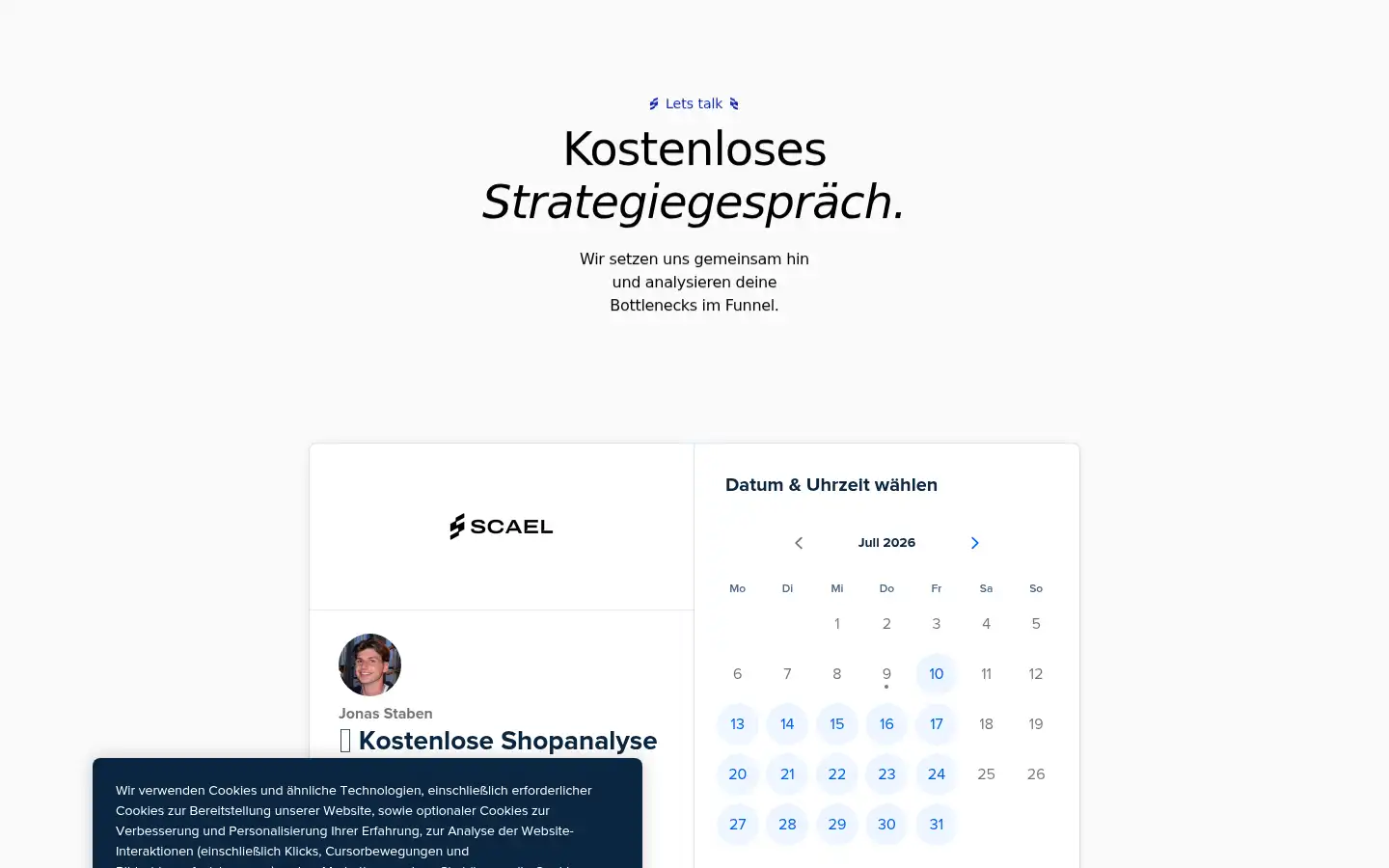 Screenshot of scael.de
