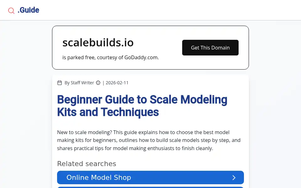 Screenshot of scalebuilds.io