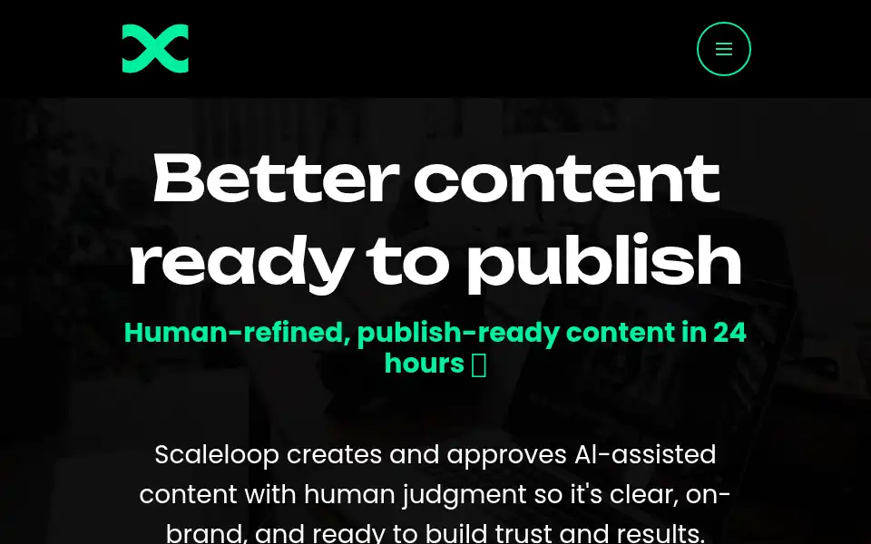Screenshot of scaleloop.ca