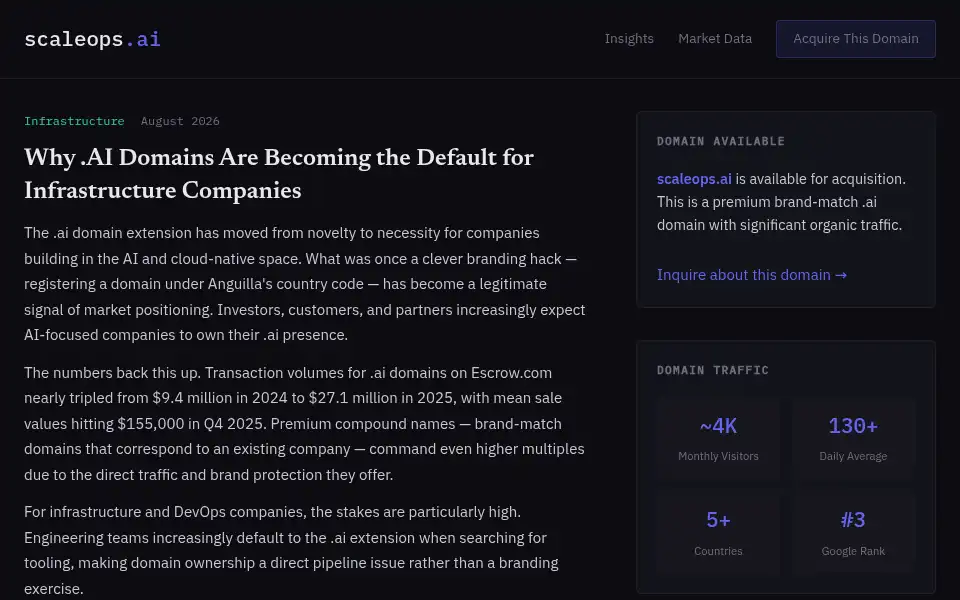 Screenshot of scaleops.ai