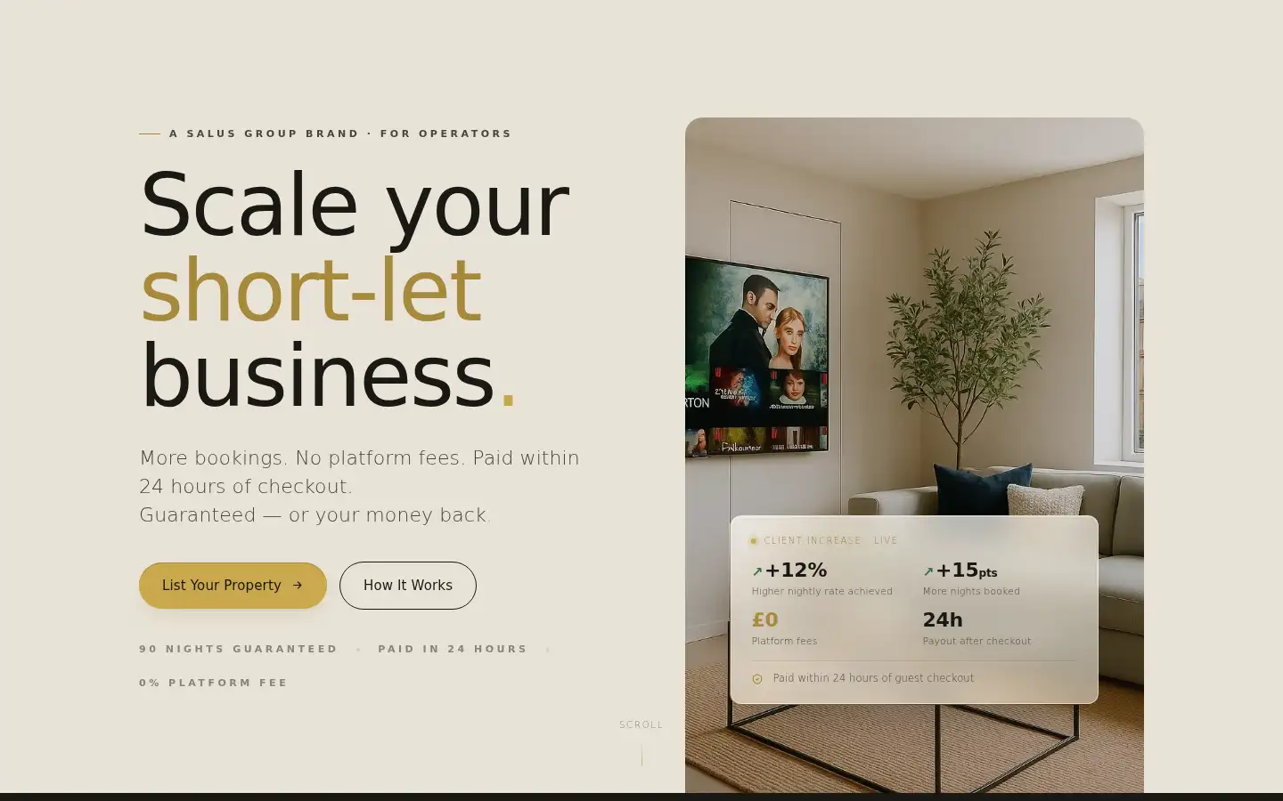 Screenshot of scalewithsalus.com