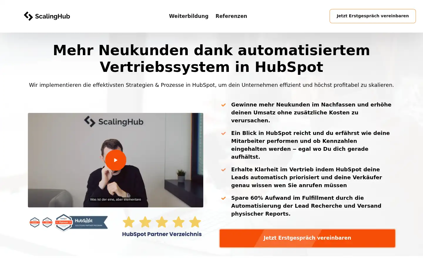 Screenshot of scalinghub.de