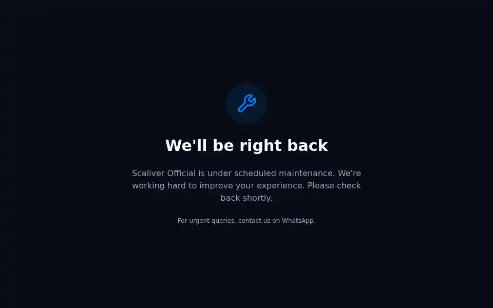 Screenshot of scaliverofficial.in