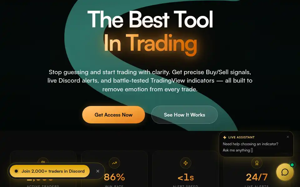 Screenshot of scalping-algo.com