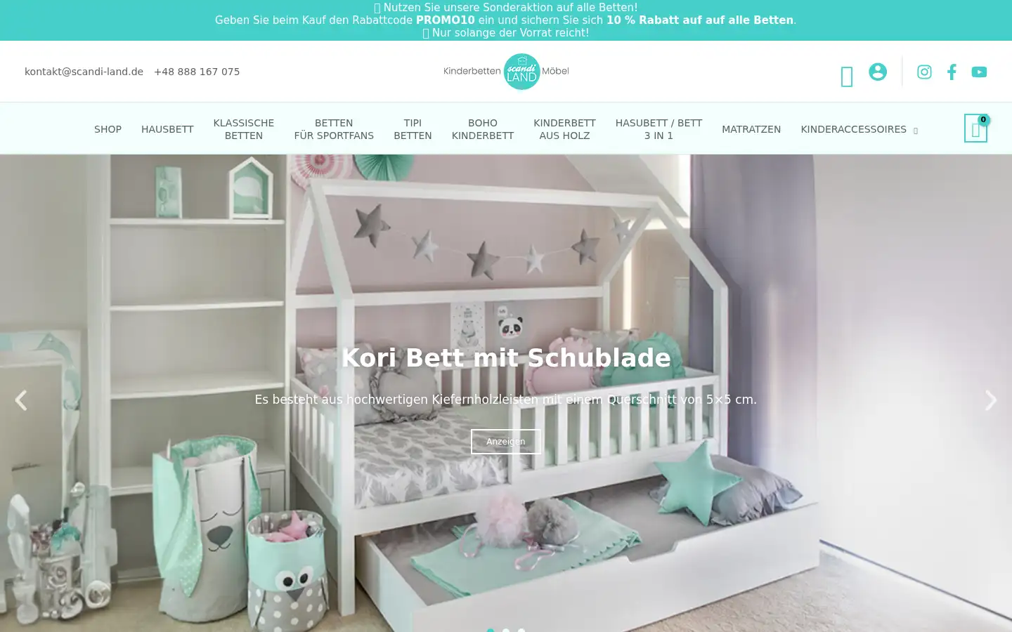 Screenshot of scandi-land.de