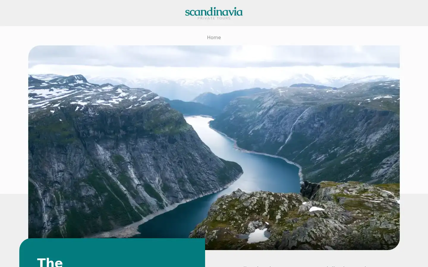 Screenshot of scandinaviaprivatetours.com