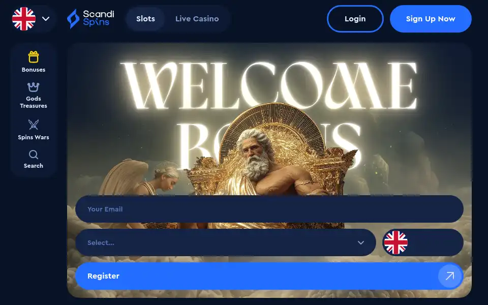 Screenshot of scandispins.com